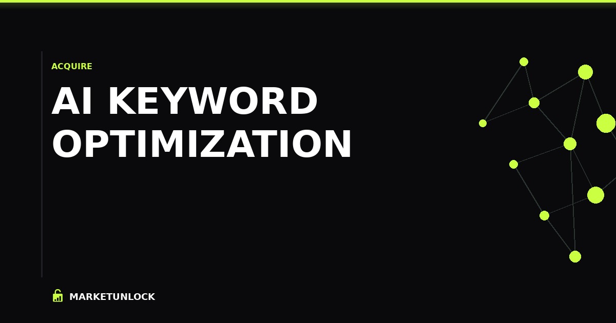 AI Keyword Optimization: Find the Terms That Actually Make Money