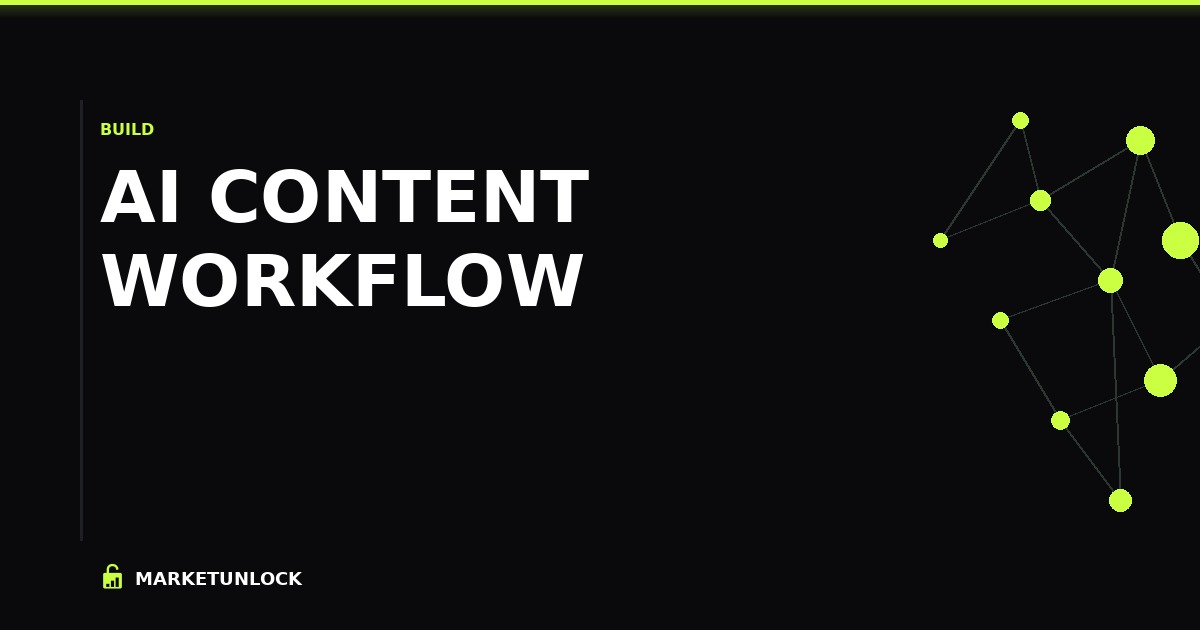 AI Content Workflow: The System I Use to Publish 4-6 Articles Per Week