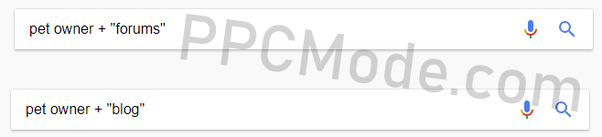 Finding niche community sites and forums